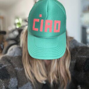 Clare V CIAO! baseball cap